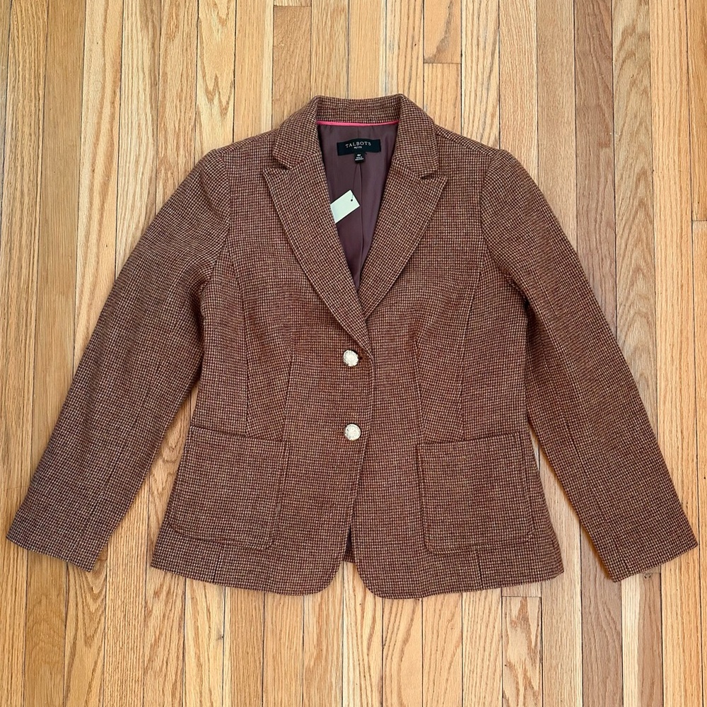 Talbots Herringbone Blazer